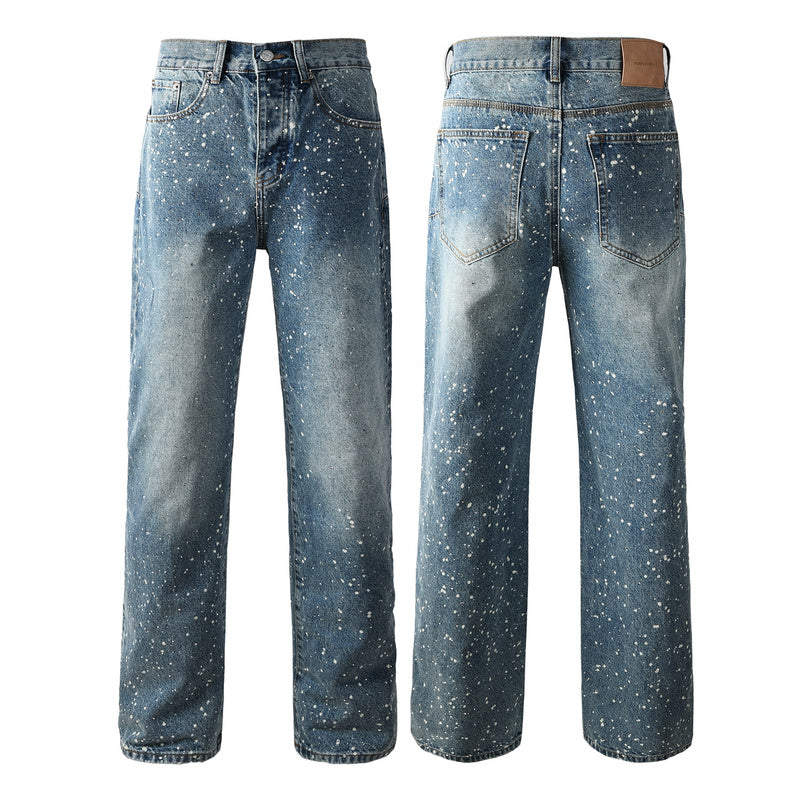 Purple Brand Crystal Diamond Jeans #9126