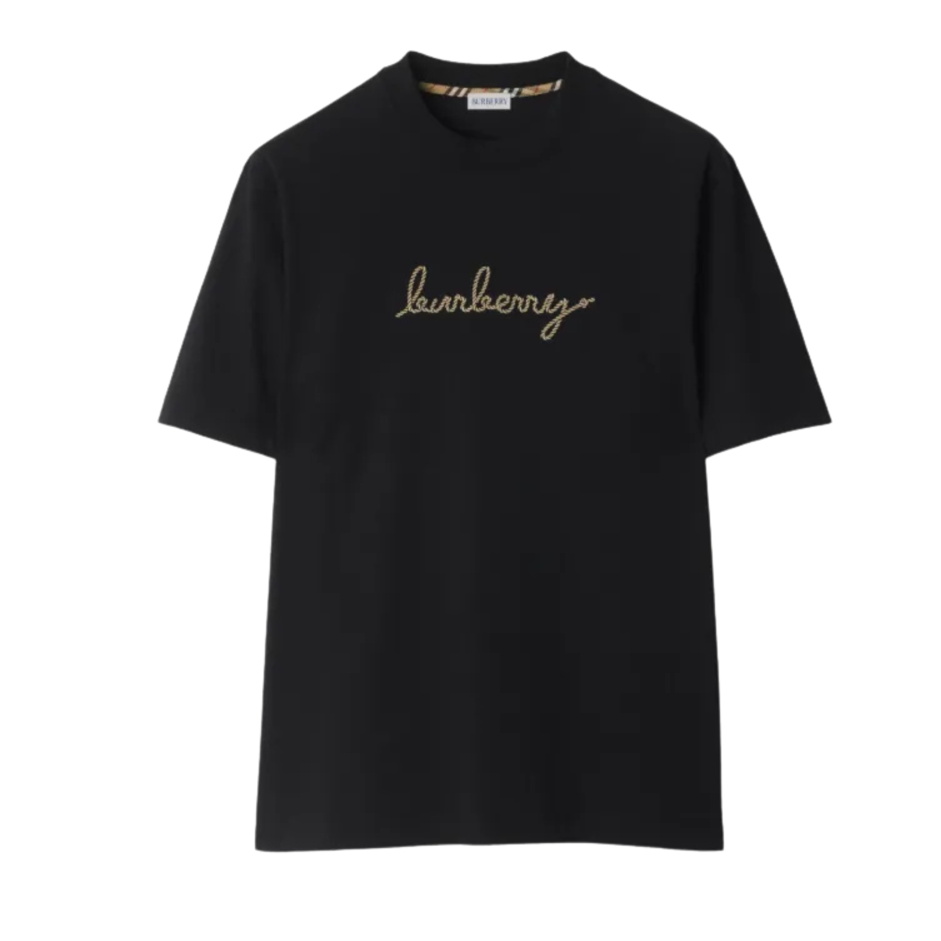 BURBERRY ROPE LOGO TSHIRT - BLACK