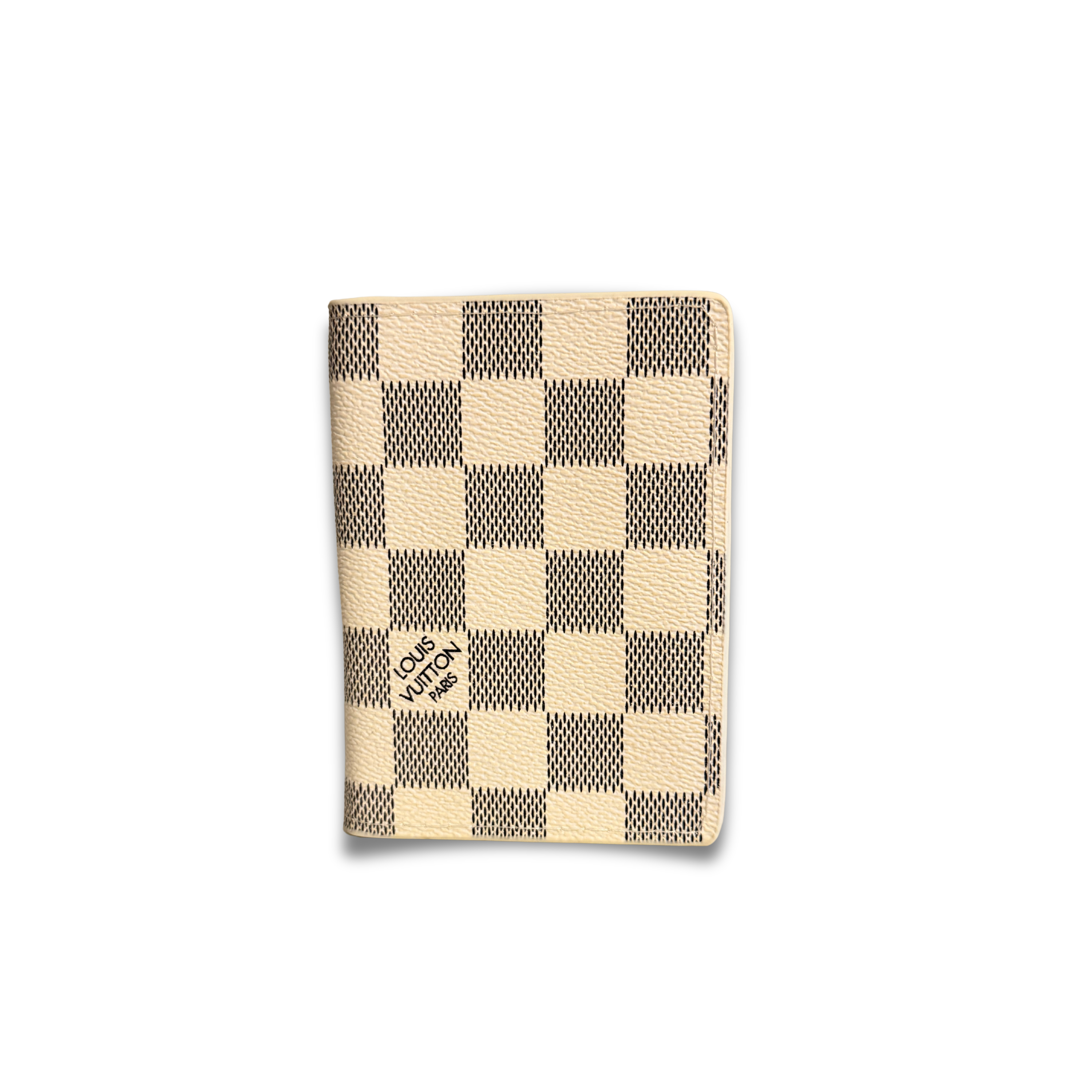 LOUIS VUITTON DAMIER FLIP CARD HOLDER - WHITE