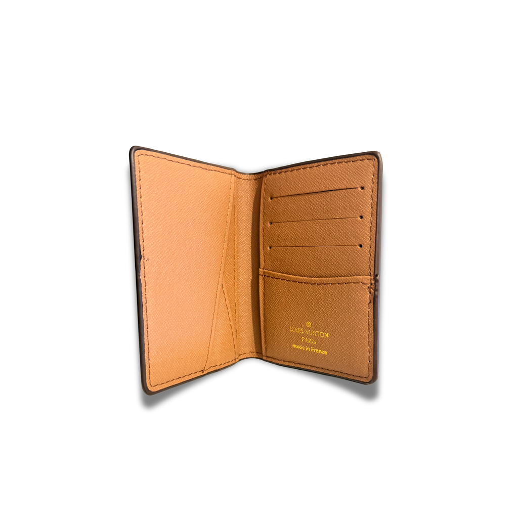 LOUIS VUITTON YAYOI FLIP CARD HOLDER - BROWN