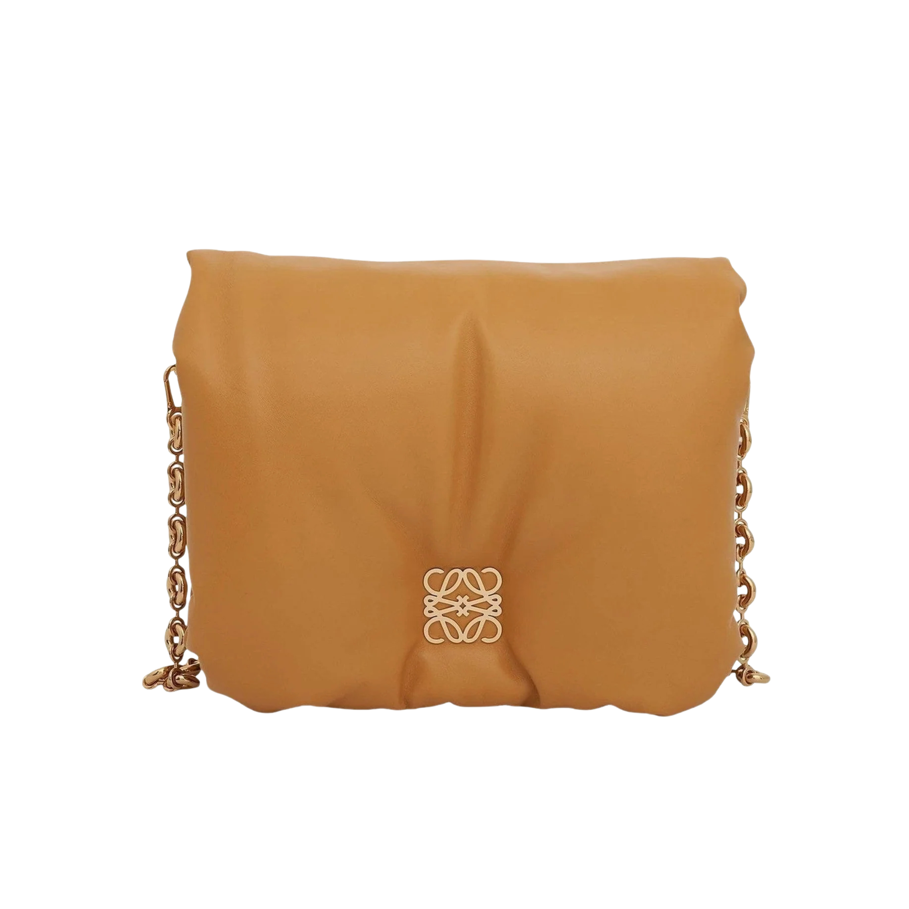 LOEWE PUFFER GOYA BAG - BROWN