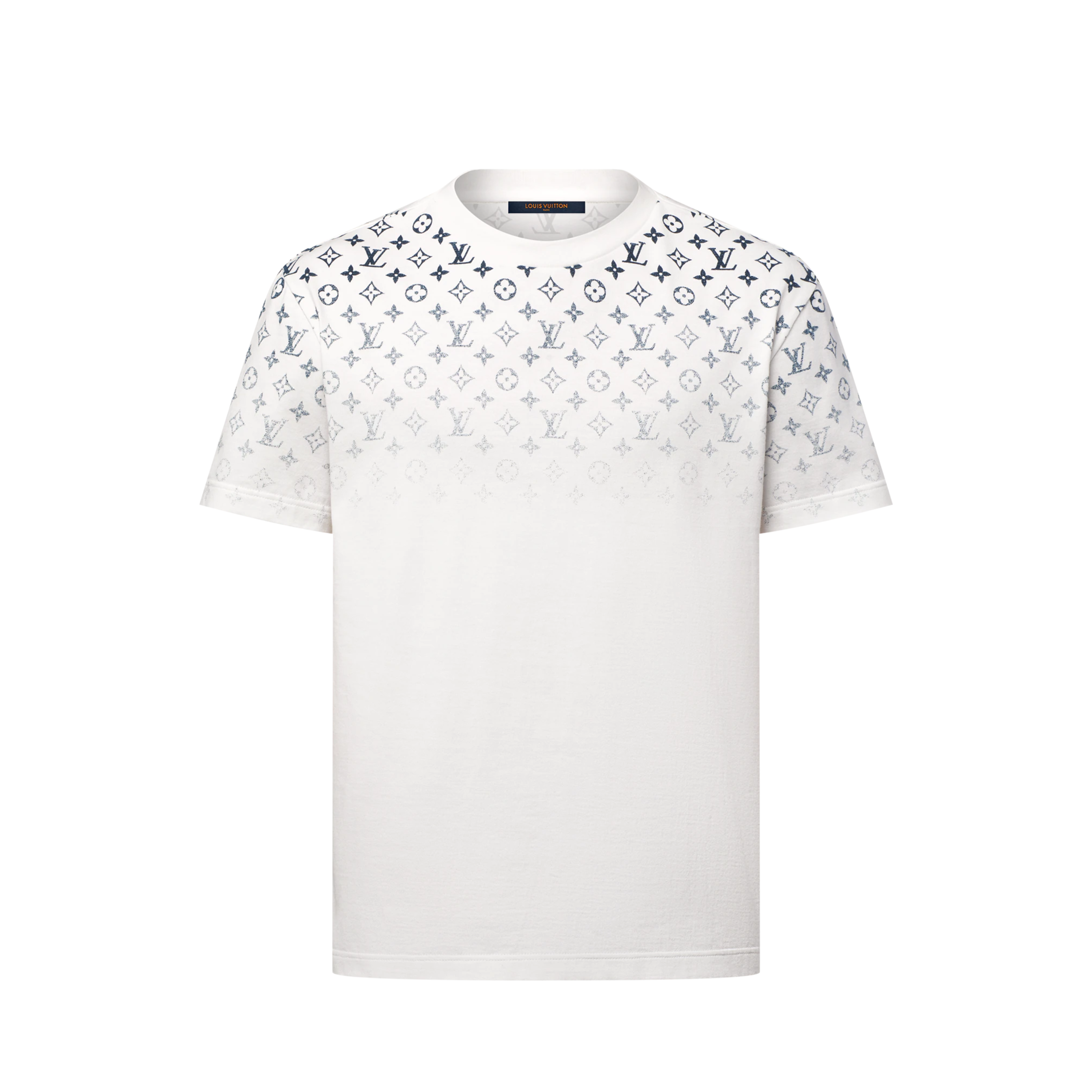 LOUIS VUITTON GRADIENT LOGO T-SHIRT - WHITE