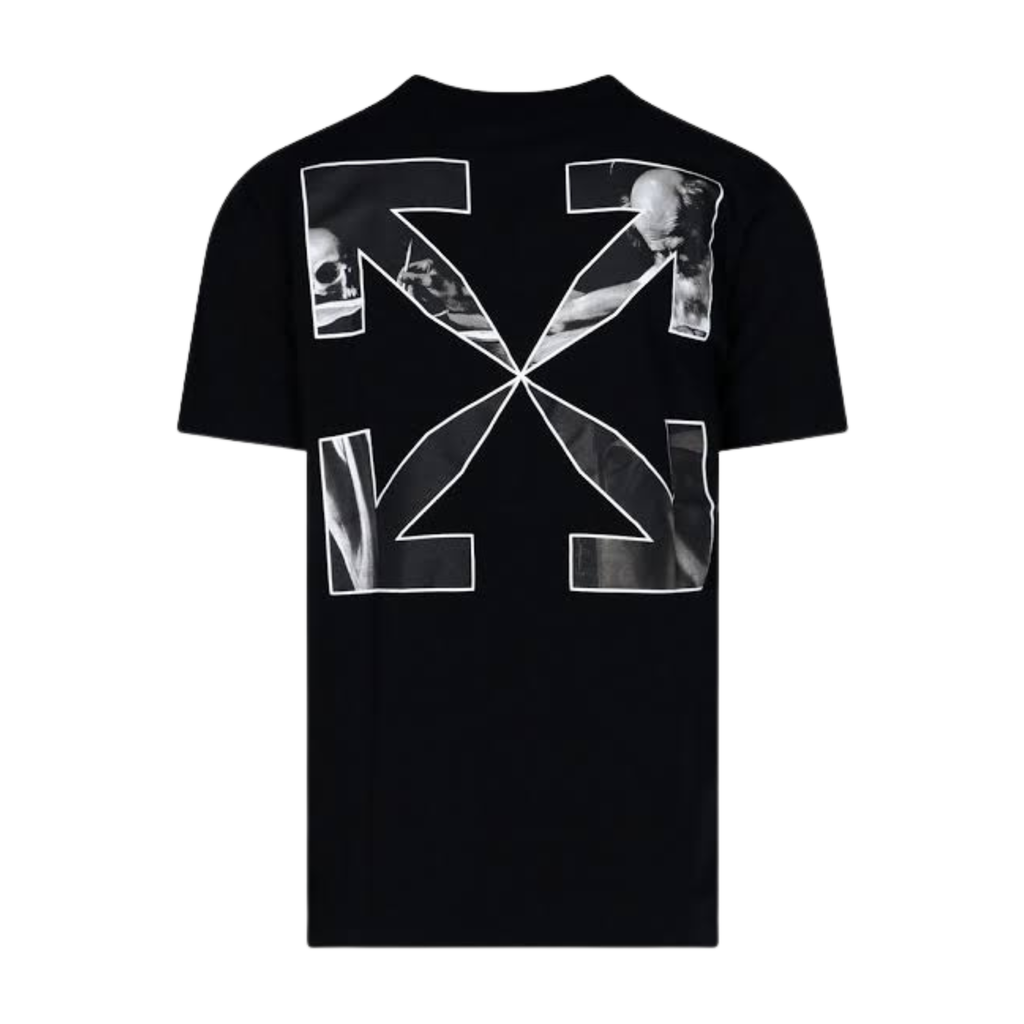 OFFWHITE CARAVAGGIO ARROW TSHIRT - BLACK