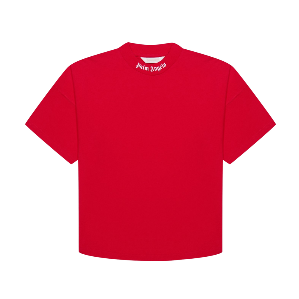 PALM ANGELS LOGO T-SHIRT - RED