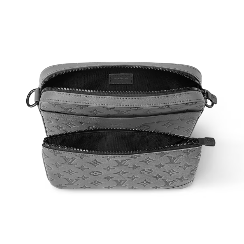 LOUIS VUITTON TRIO MESSENGER BAG -  GREY