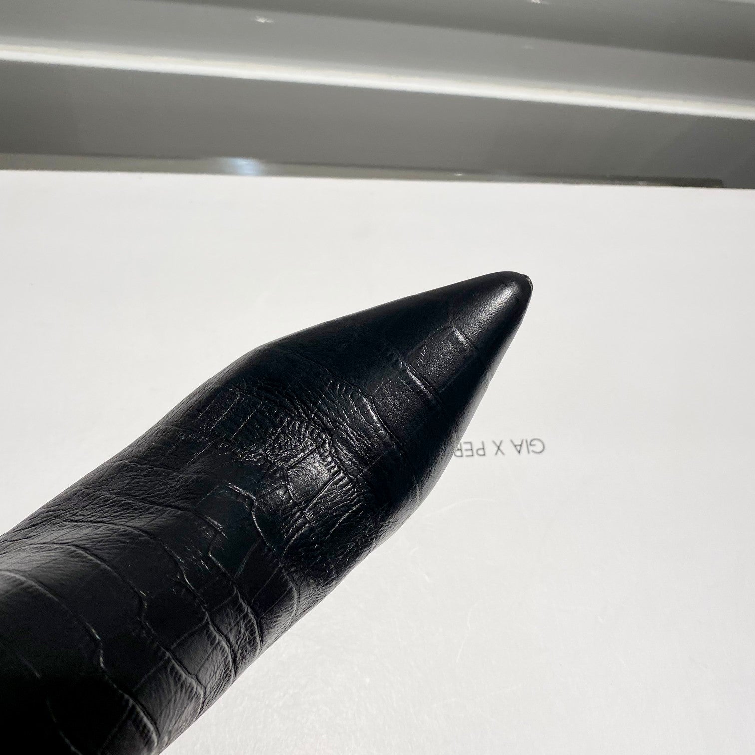 Paris Texas Crocodile Embossed Knee-High Boots – 2022 FW