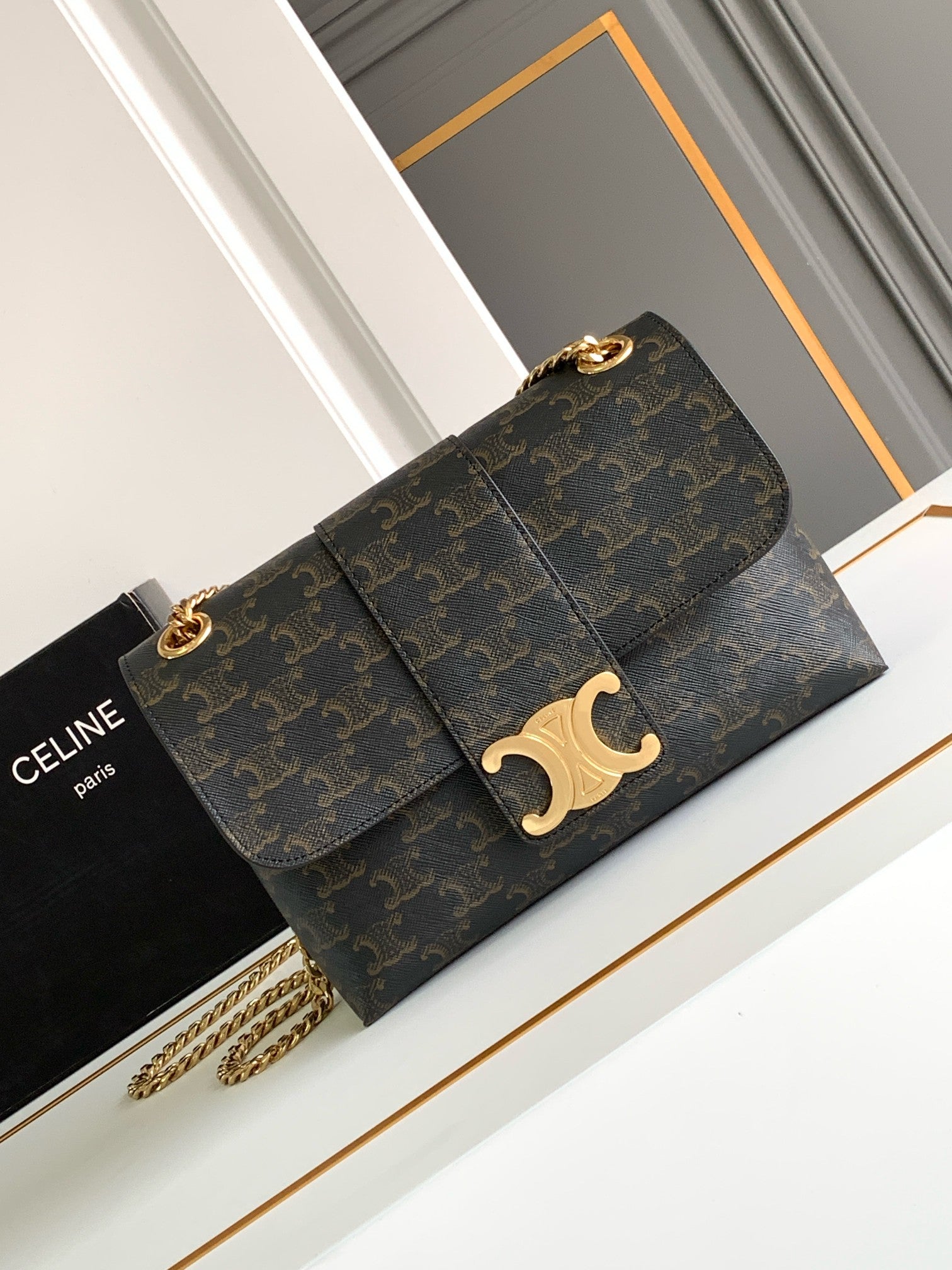 Celine Victoire Medium Monogram Shoulder Bag – SU24 Collection