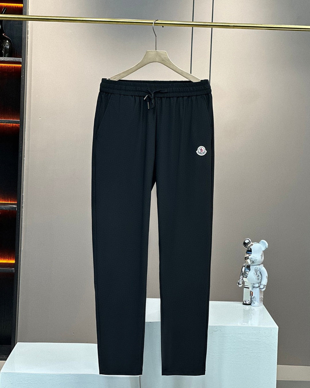 Moncler Tencel Straight-Leg Elastic Casual Pants – 2025 Collection