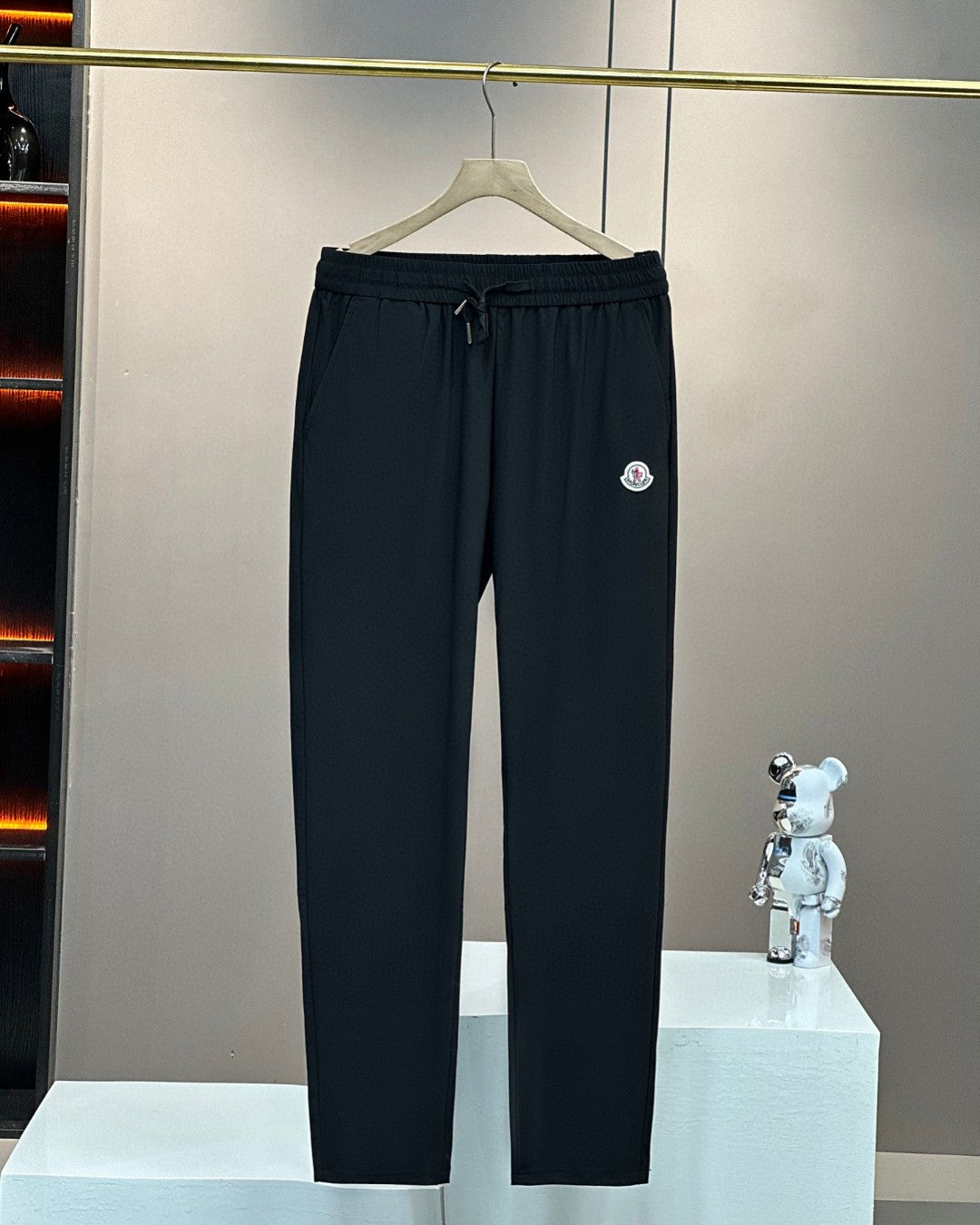 Moncler Tencel Straight-Leg Elastic Casual Pants – 2025 Collection