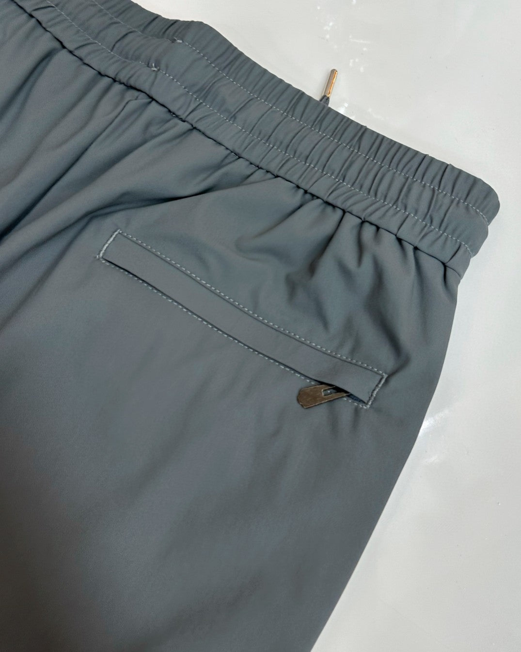 Moncler Tencel Straight-Leg Elastic Casual Pants – 2025 Collection