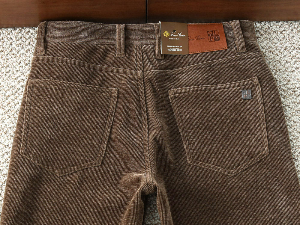 Loro Piana Corduroy Business Casual Trousers – Autumn/Winter