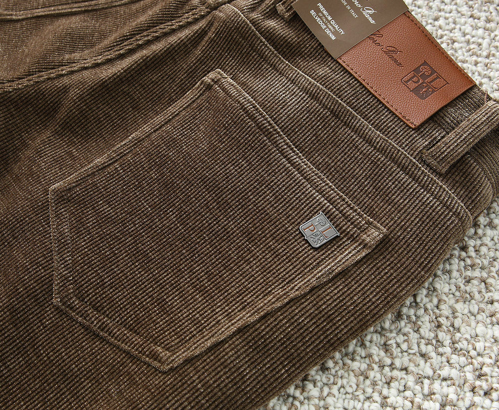 Loro Piana Corduroy Business Casual Trousers – Autumn/Winter