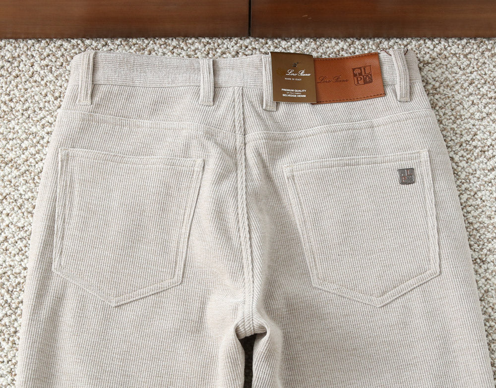 Loro Piana Corduroy Business Casual Trousers – Autumn/Winter
