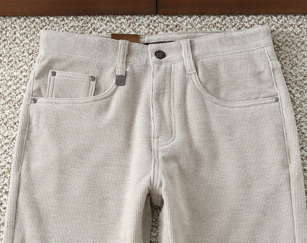 Loro Piana Corduroy Business Casual Trousers – Autumn/Winter