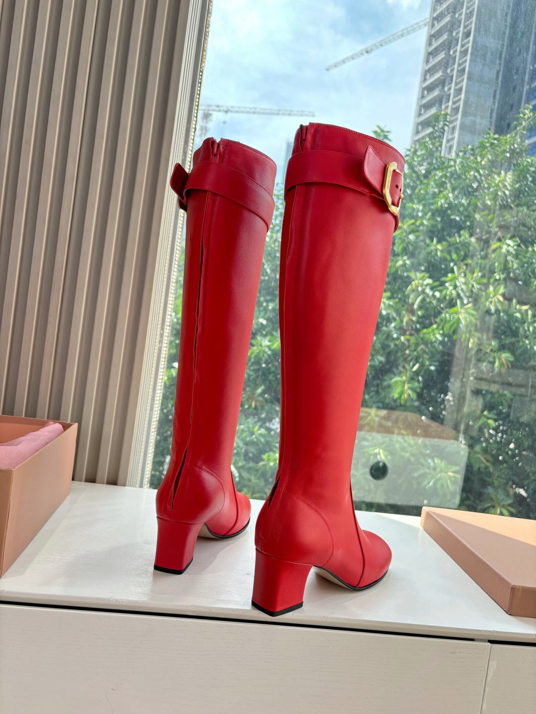 Miu Miu Chelsea Knee-High Boots – 25FW
