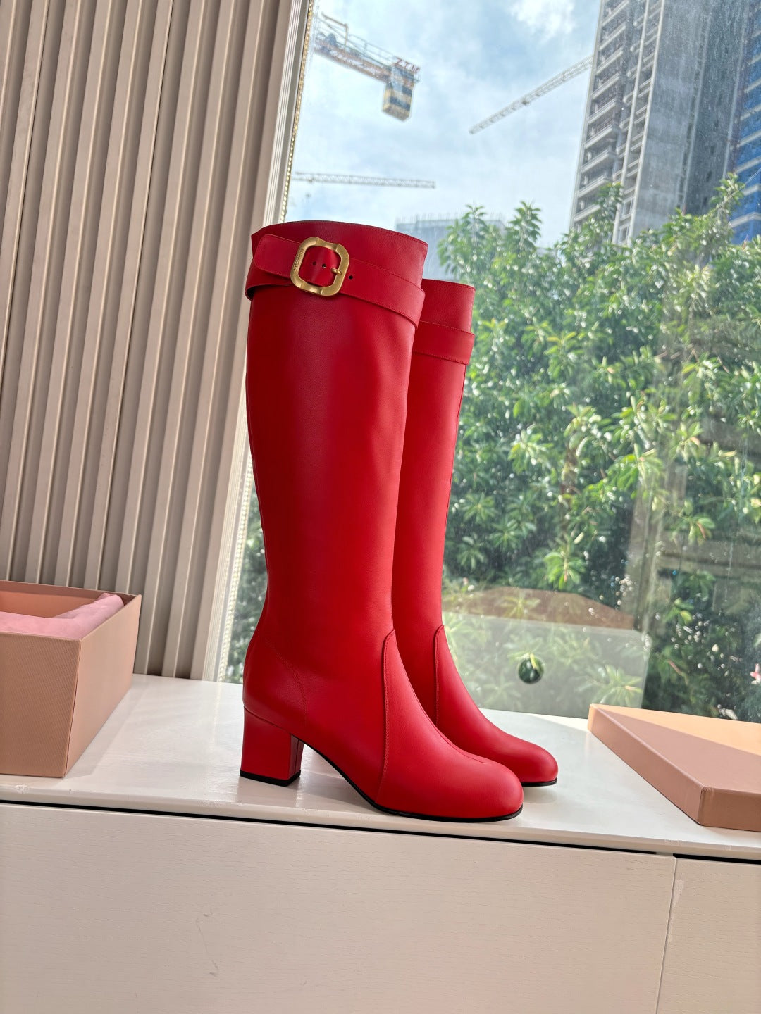 Miu Miu Chelsea Knee-High Boots – 25FW