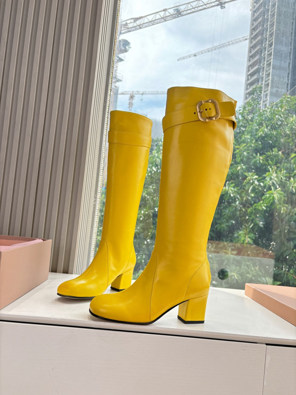 Miu Miu Chelsea Knee-High Boots – 25FW