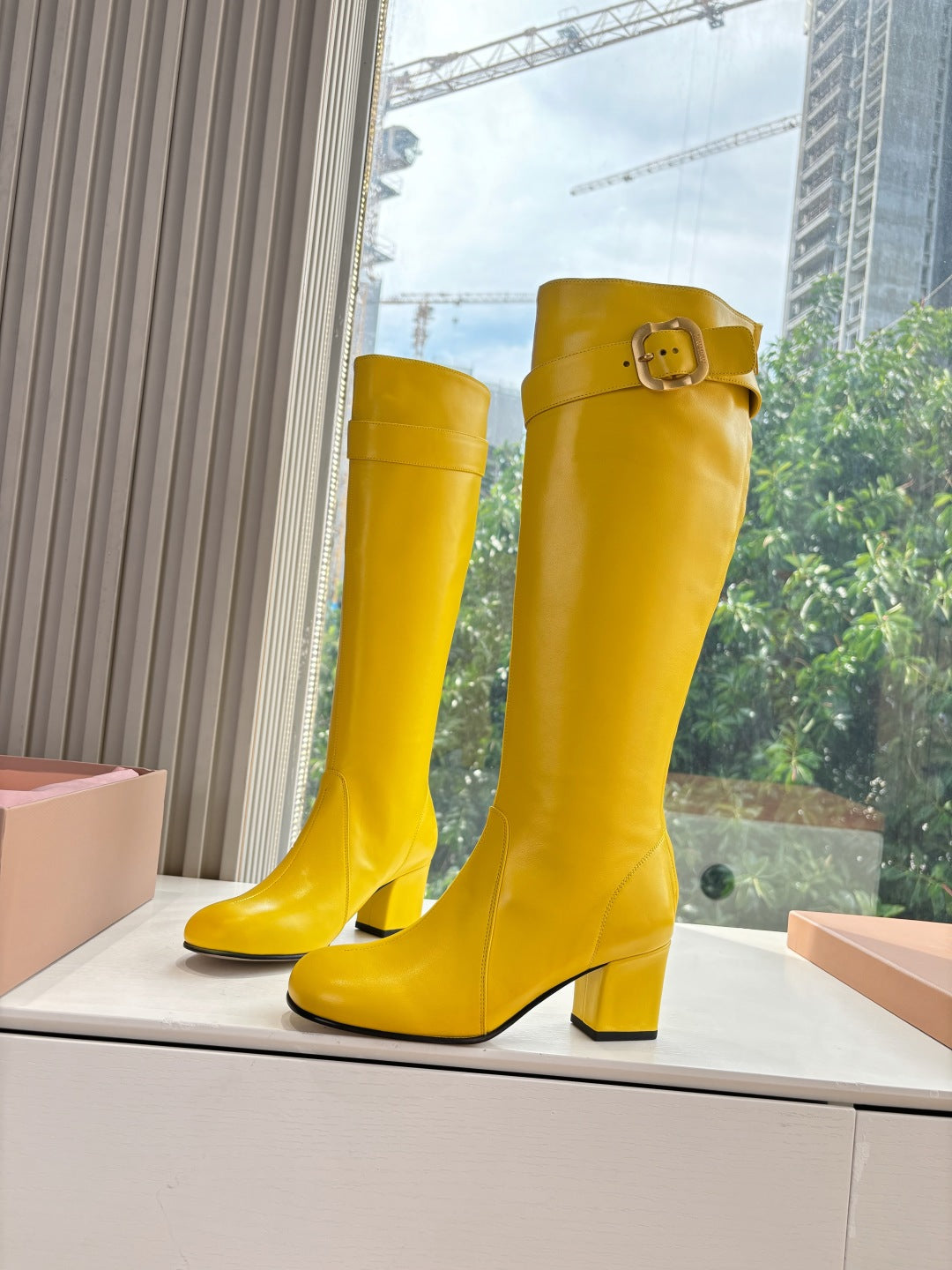Miu Miu Chelsea Knee-High Boots – 25FW
