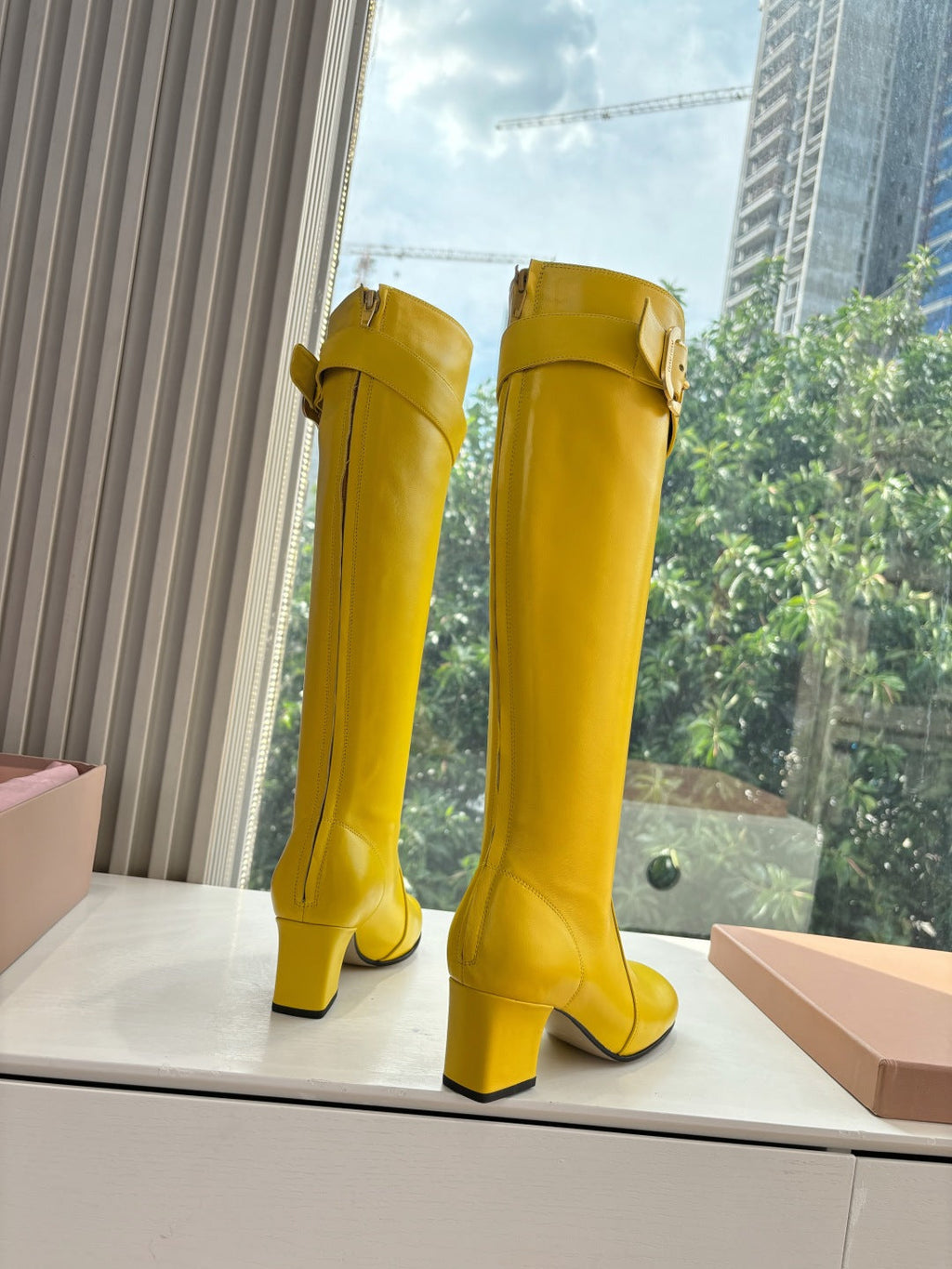 Miu Miu Chelsea Knee-High Boots – 25FW