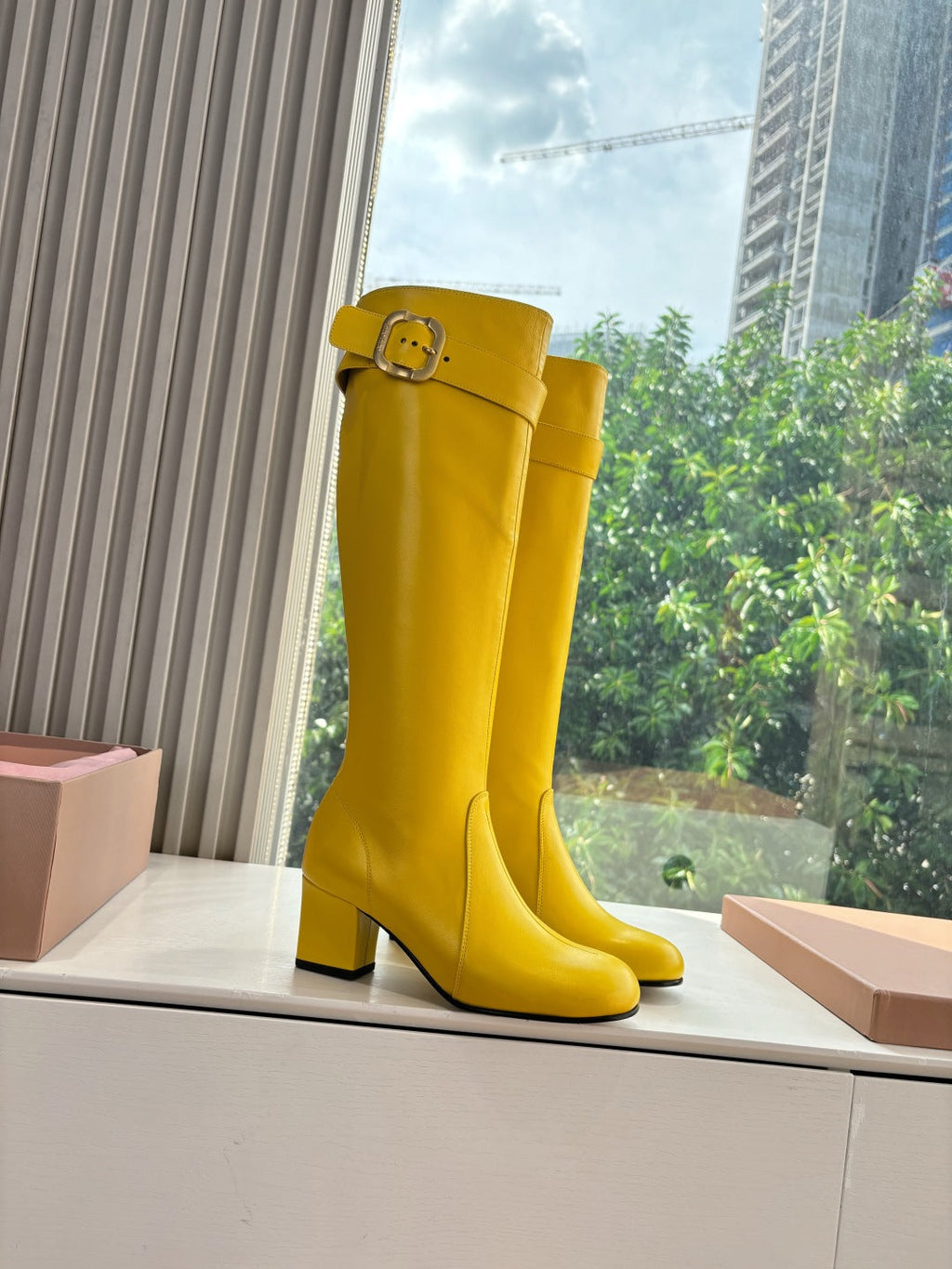 Miu Miu Chelsea Knee-High Boots – 25FW