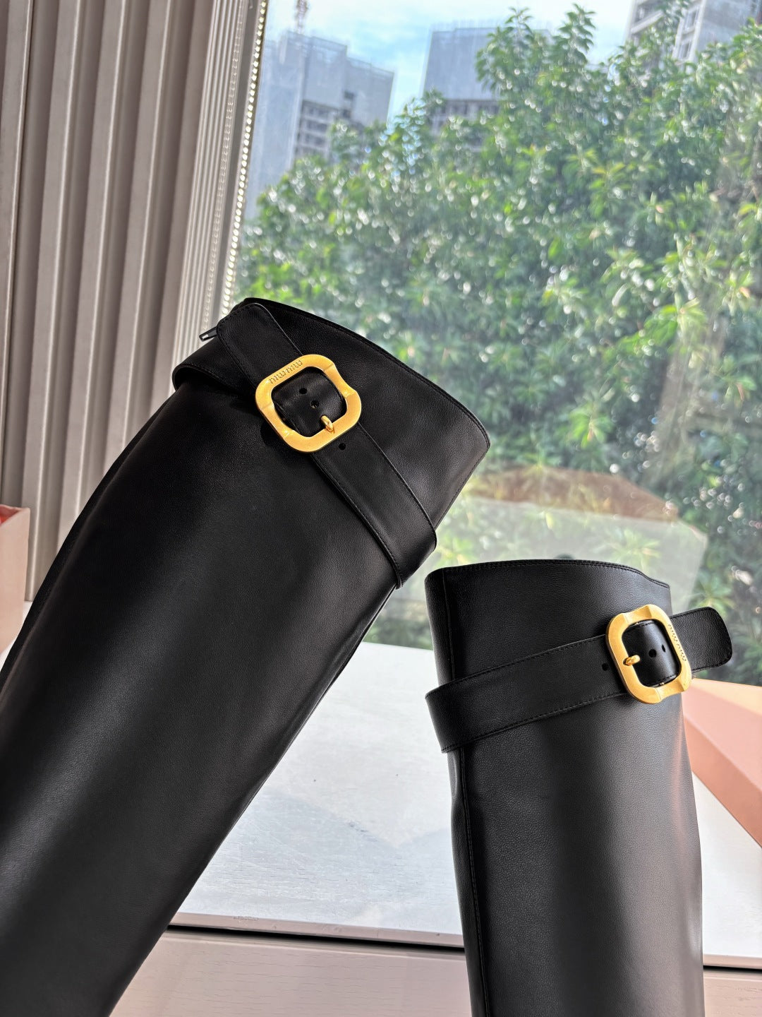 Miu Miu Chelsea Knee-High Boots – 25FW