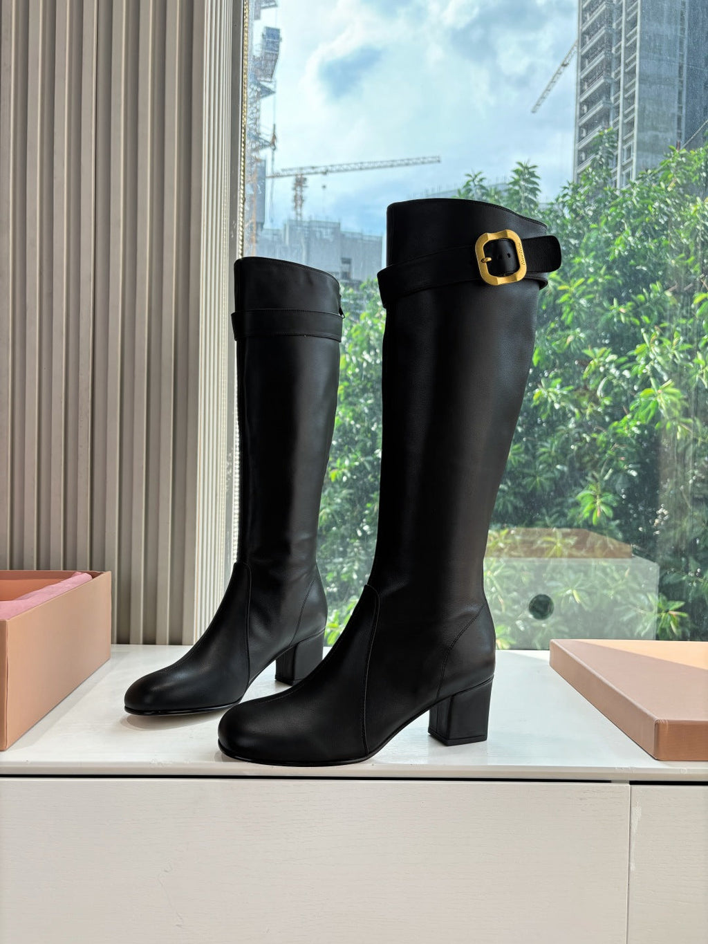 Miu Miu Chelsea Knee-High Boots – 25FW