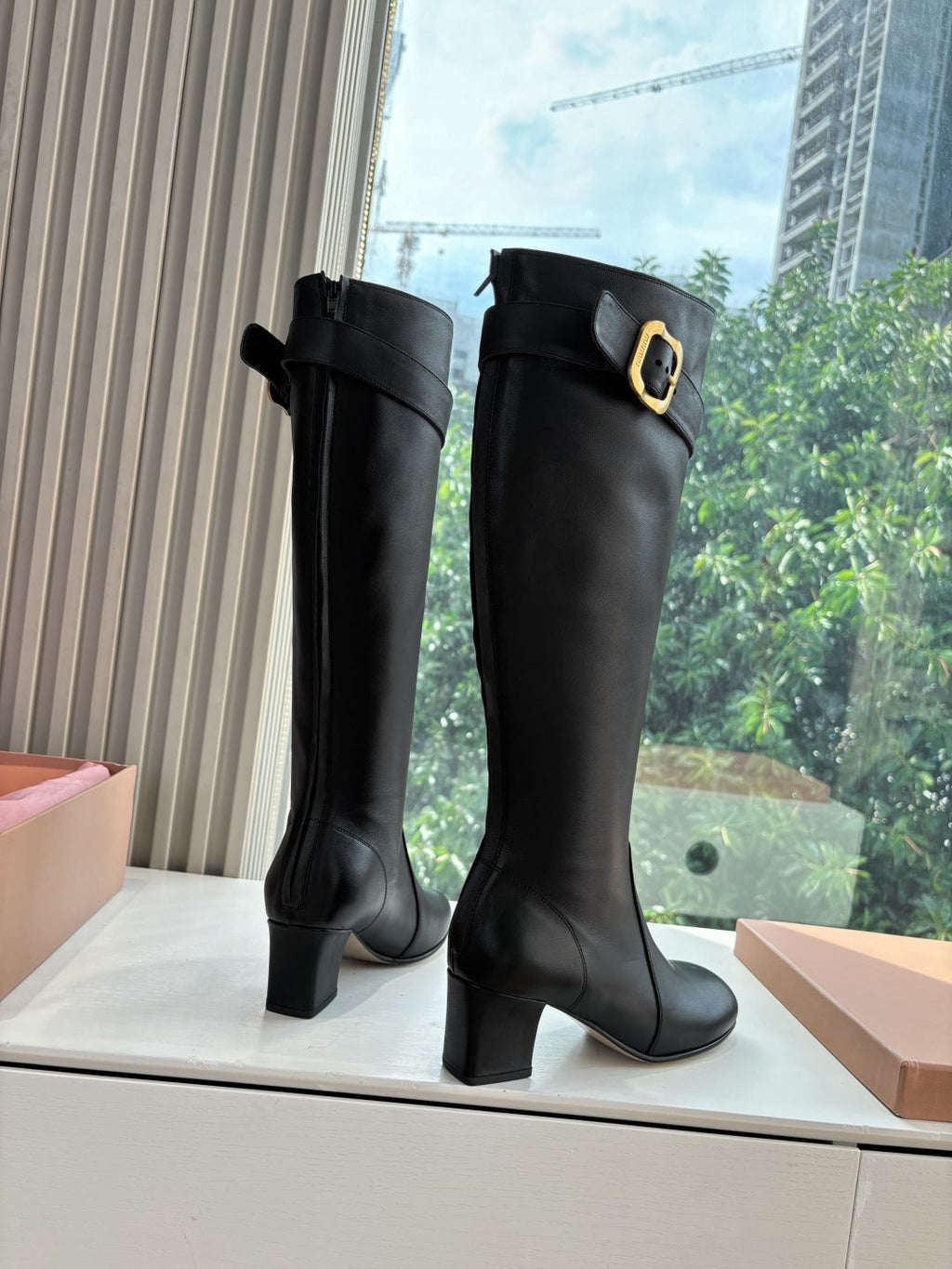 Miu Miu Chelsea Knee-High Boots – 25FW