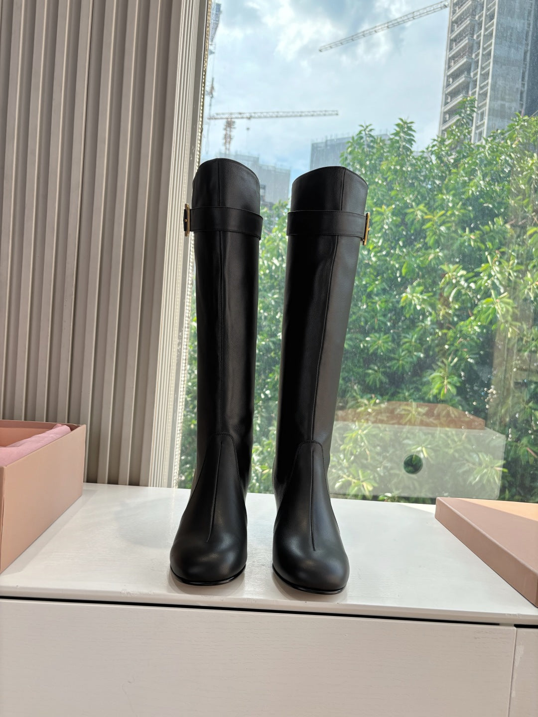 Miu Miu Chelsea Knee-High Boots – 25FW