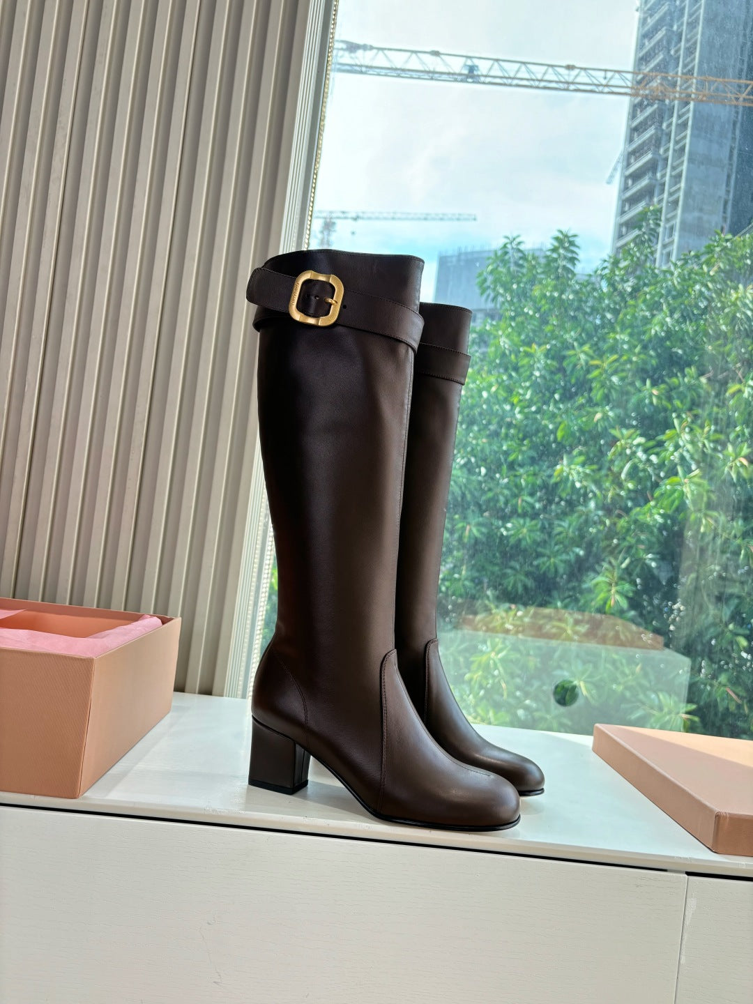 Miu Miu Chelsea Knee-High Boots – 25FW