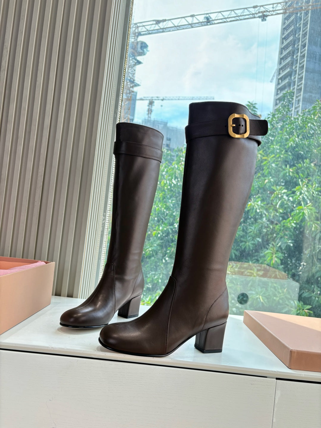 Miu Miu Chelsea Knee-High Boots – 25FW