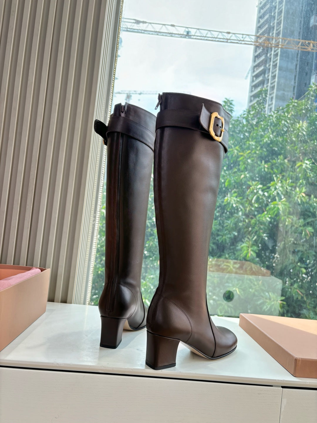 Miu Miu Chelsea Knee-High Boots – 25FW