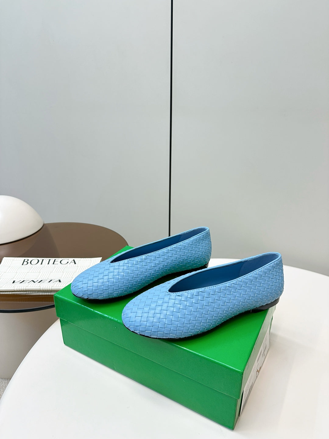 Bottega Veneta 2025 Woven Flat Shoes