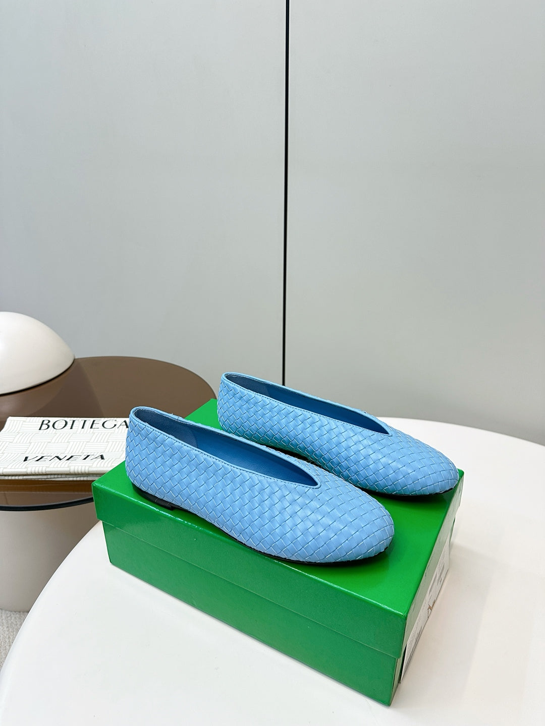 Bottega Veneta 2025 Woven Flat Shoes