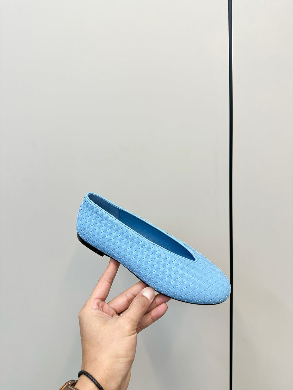 Bottega Veneta 2025 Woven Flat Shoes