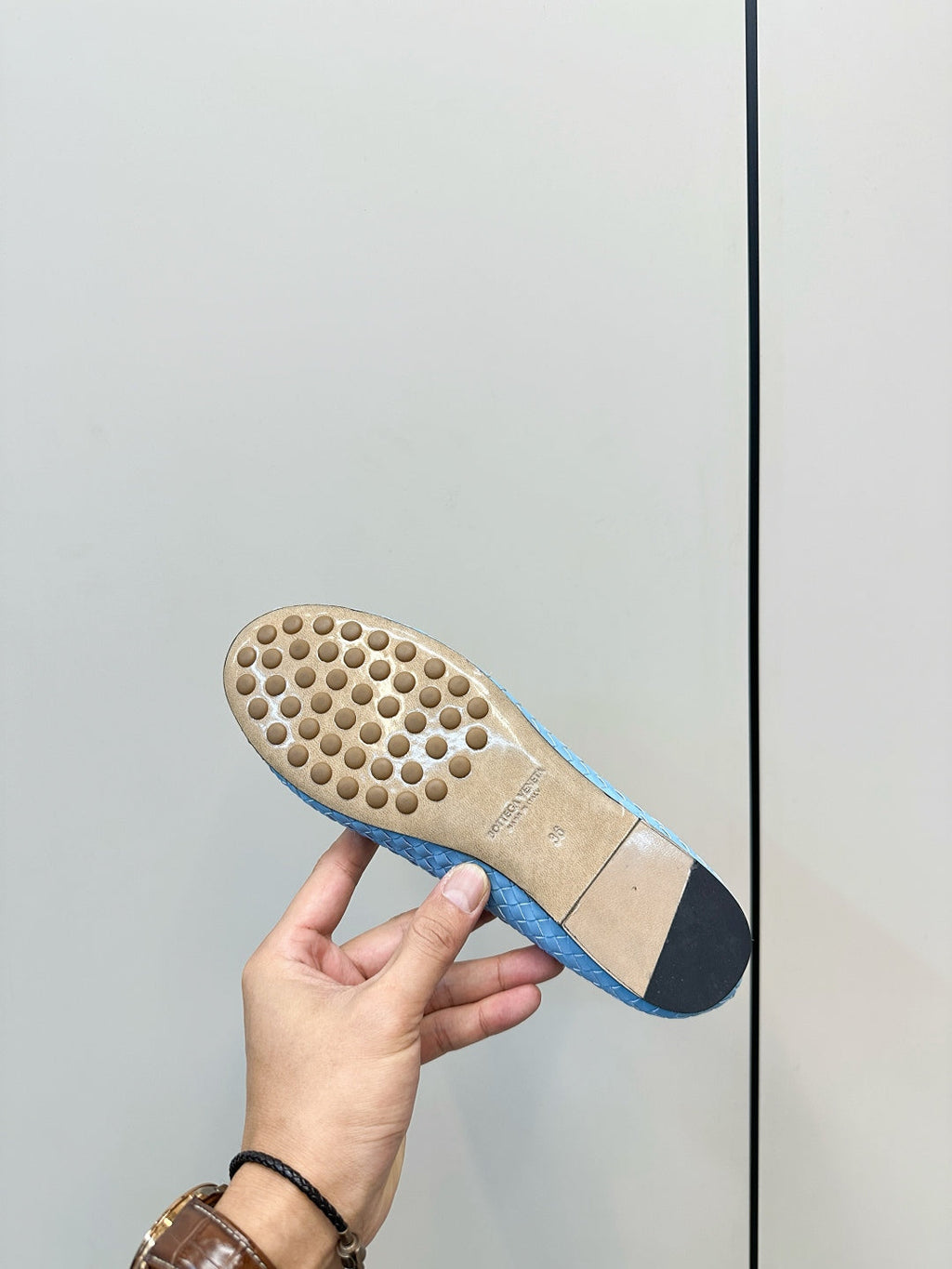 Bottega Veneta 2025 Woven Flat Shoes