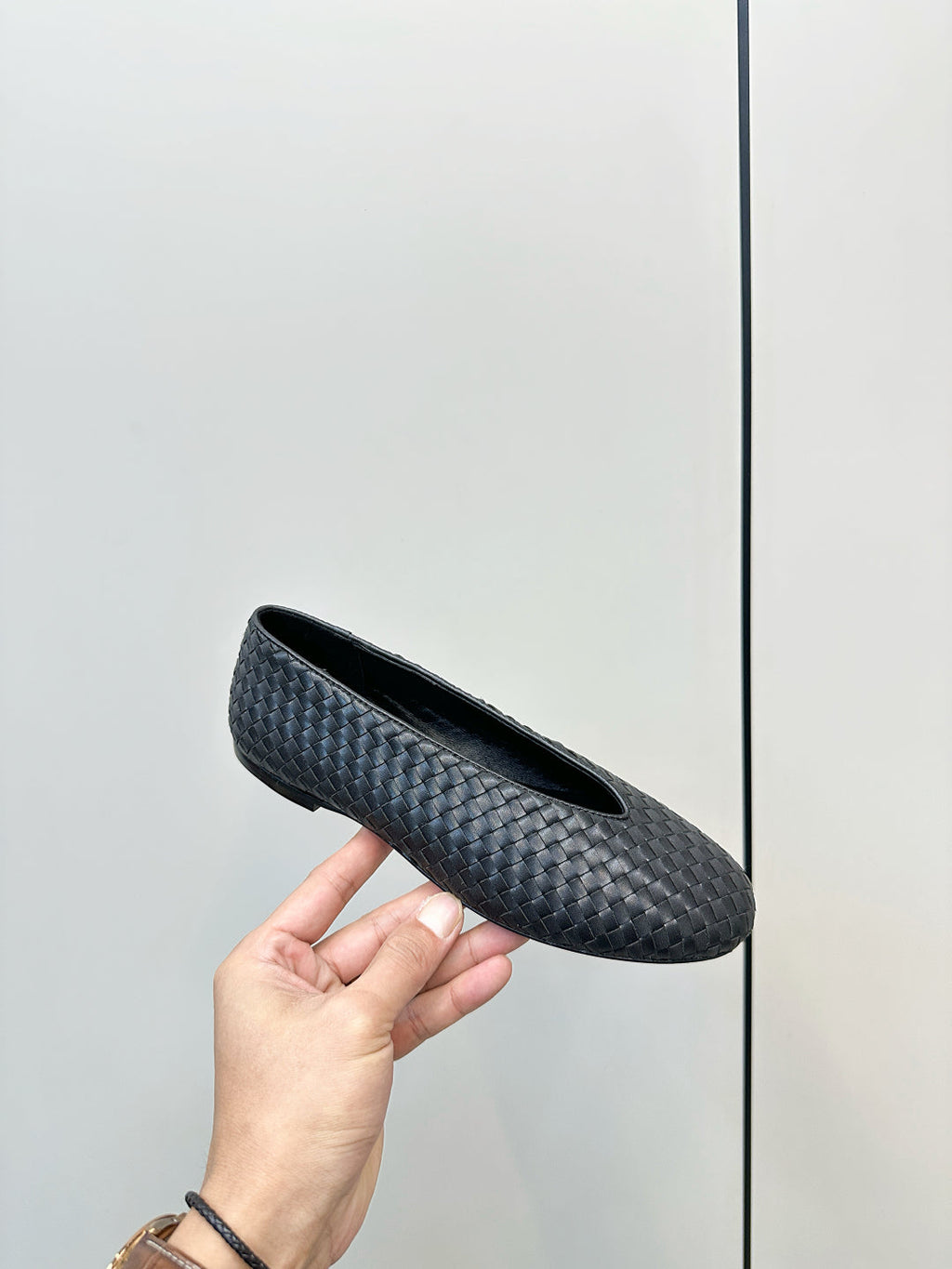 Bottega Veneta 2025 Woven Flat Shoes