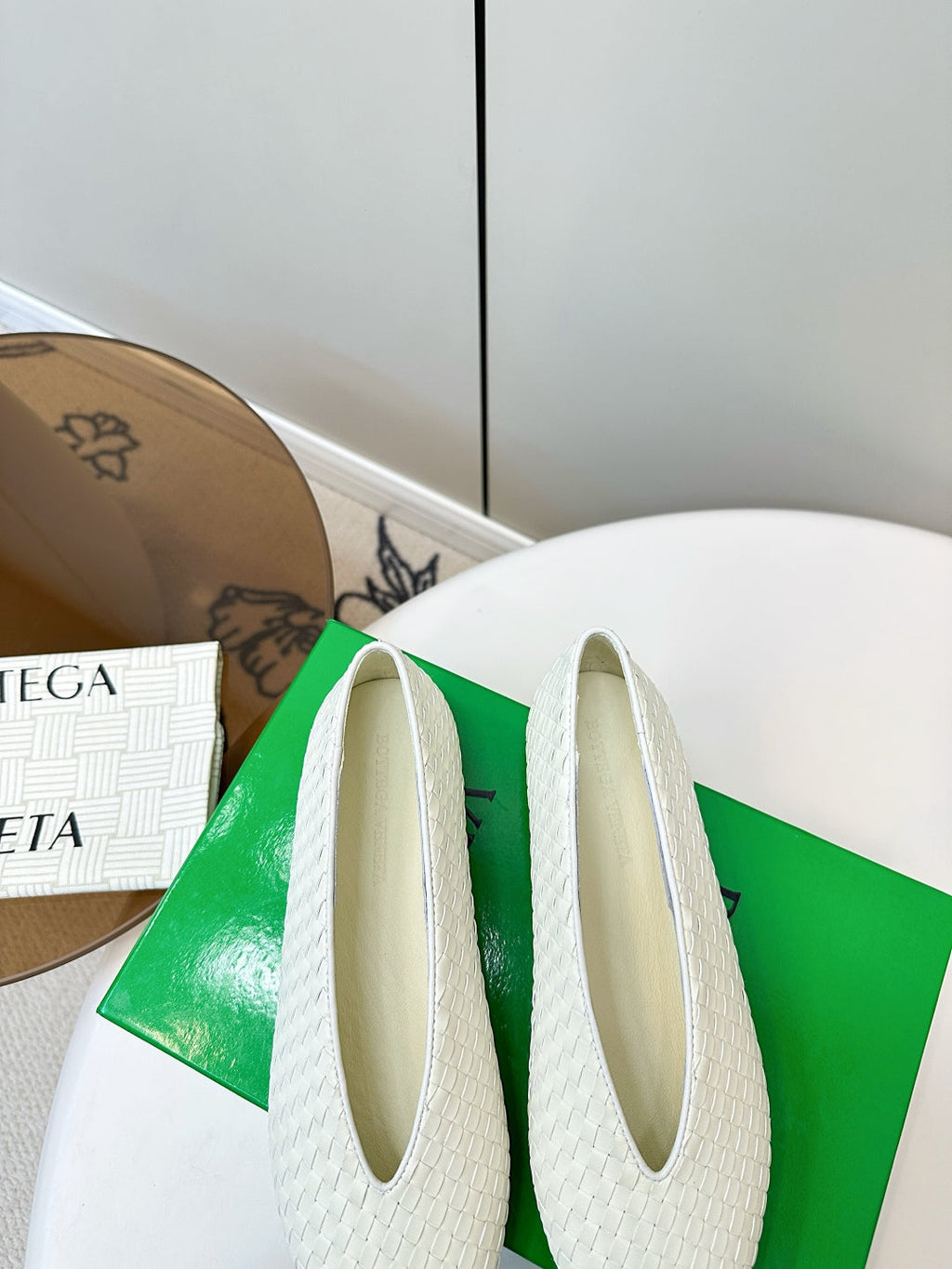Bottega Veneta 2025 Woven Flat Shoes