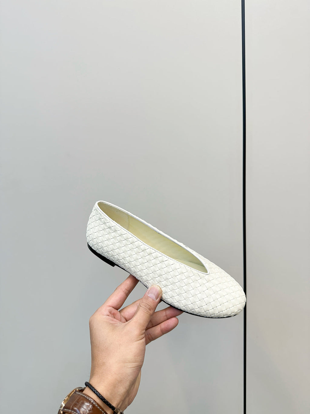 Bottega Veneta 2025 Woven Flat Shoes