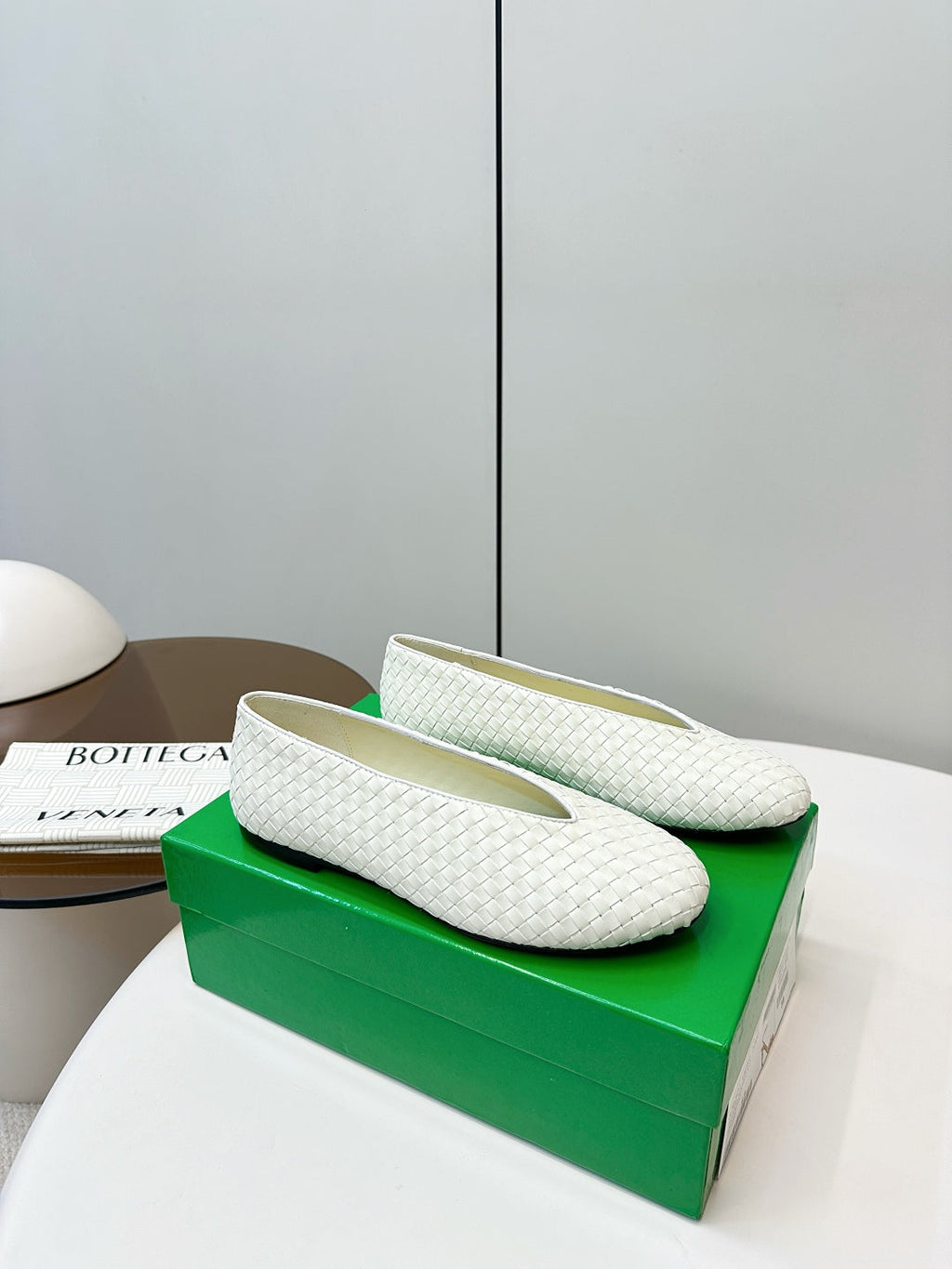 Bottega Veneta 2025 Woven Flat Shoes