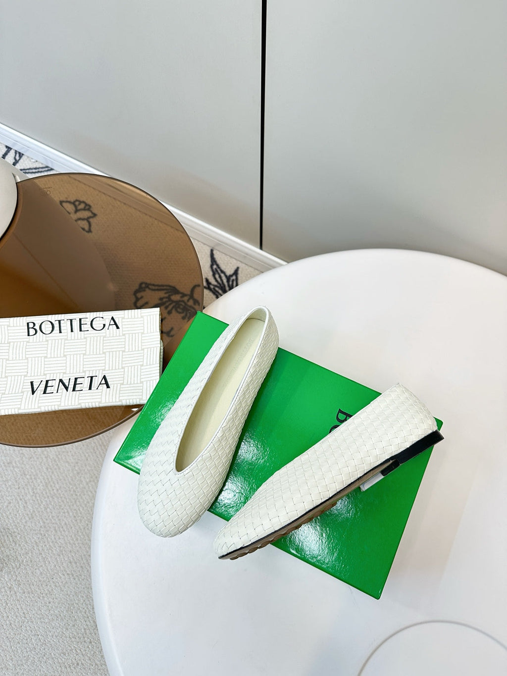 Bottega Veneta 2025 Woven Flat Shoes