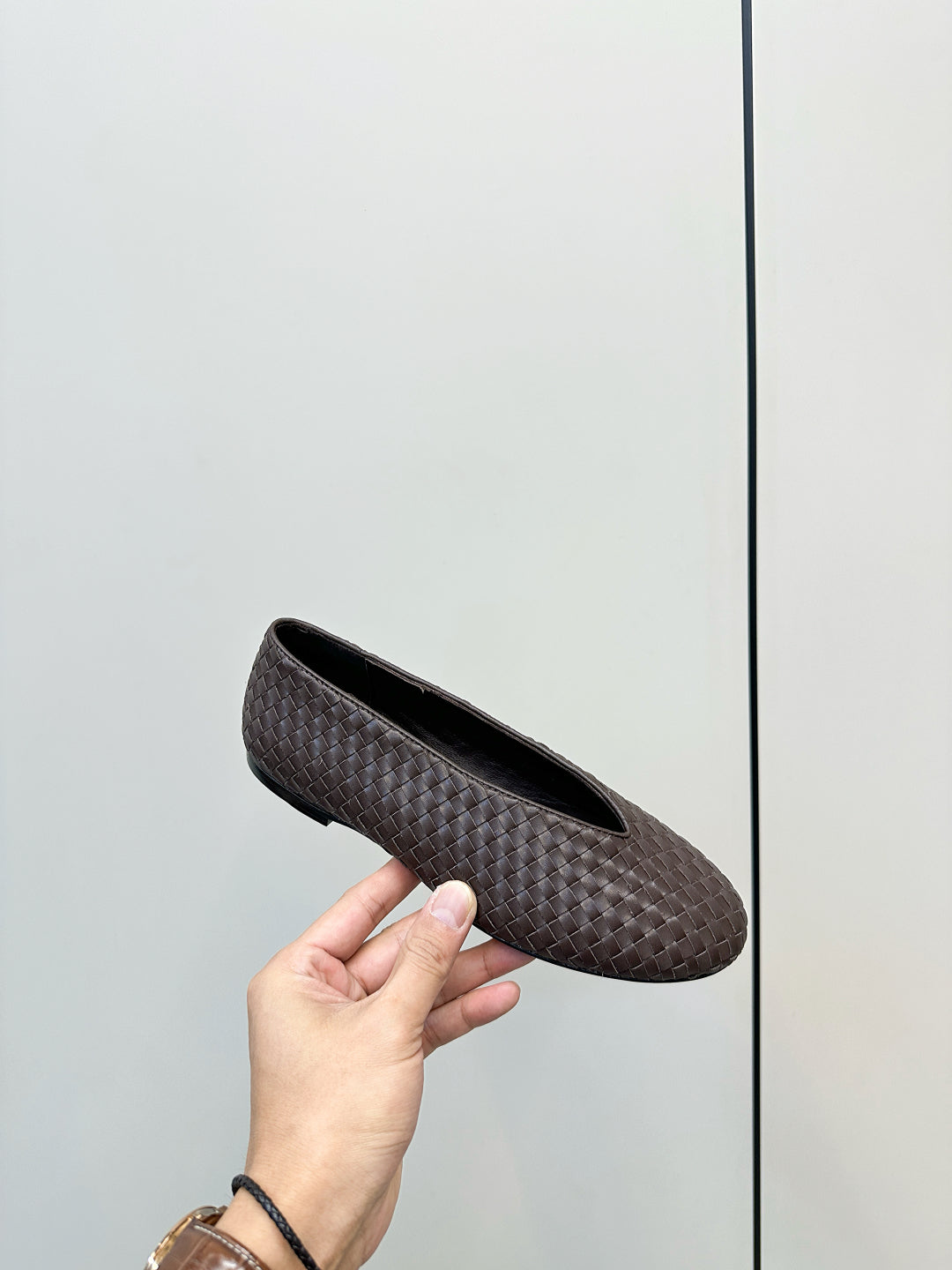 Bottega Veneta 2025 Woven Flat Shoes