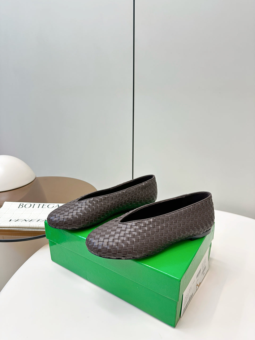Bottega Veneta 2025 Woven Flat Shoes