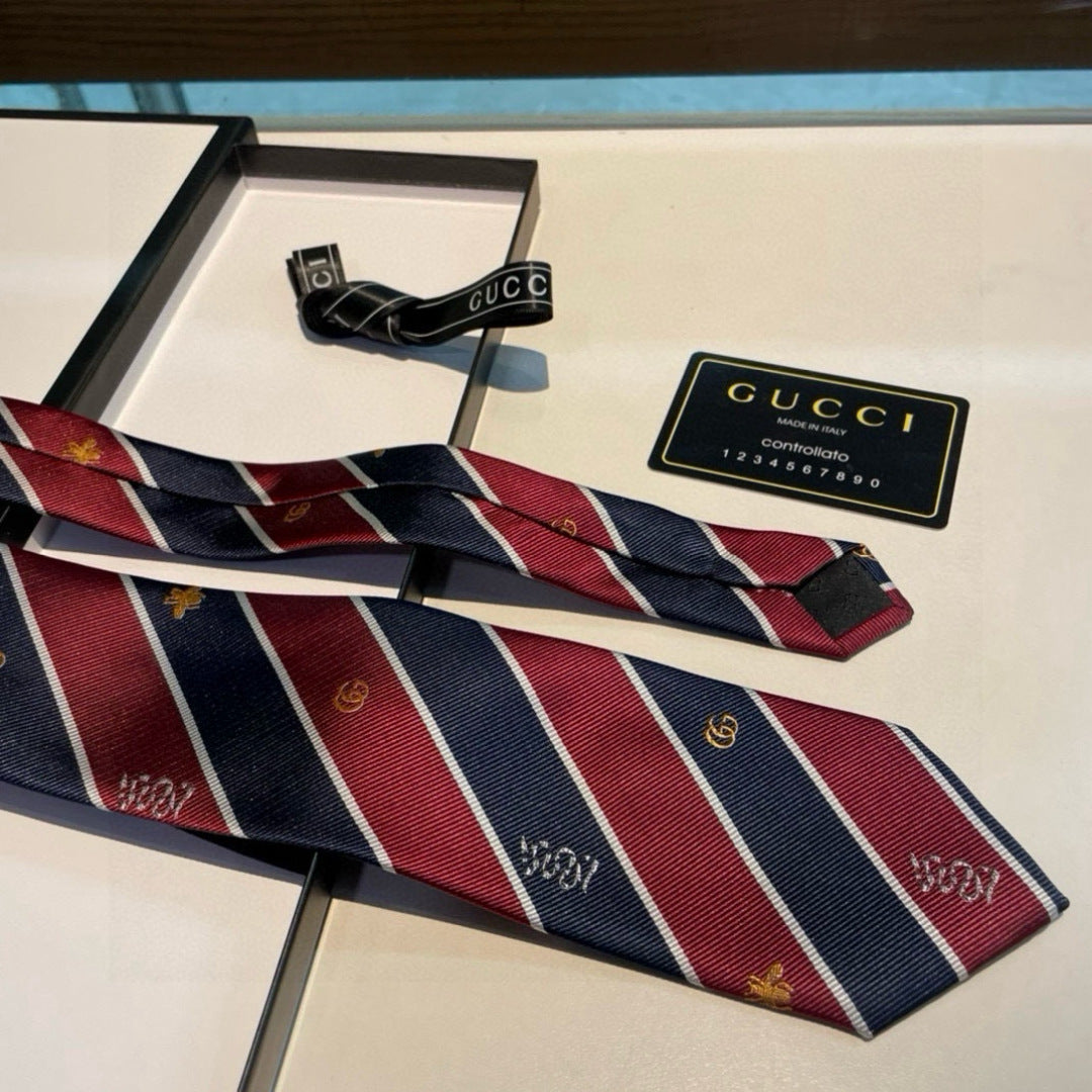Gucci Men's Bee Silk Tie