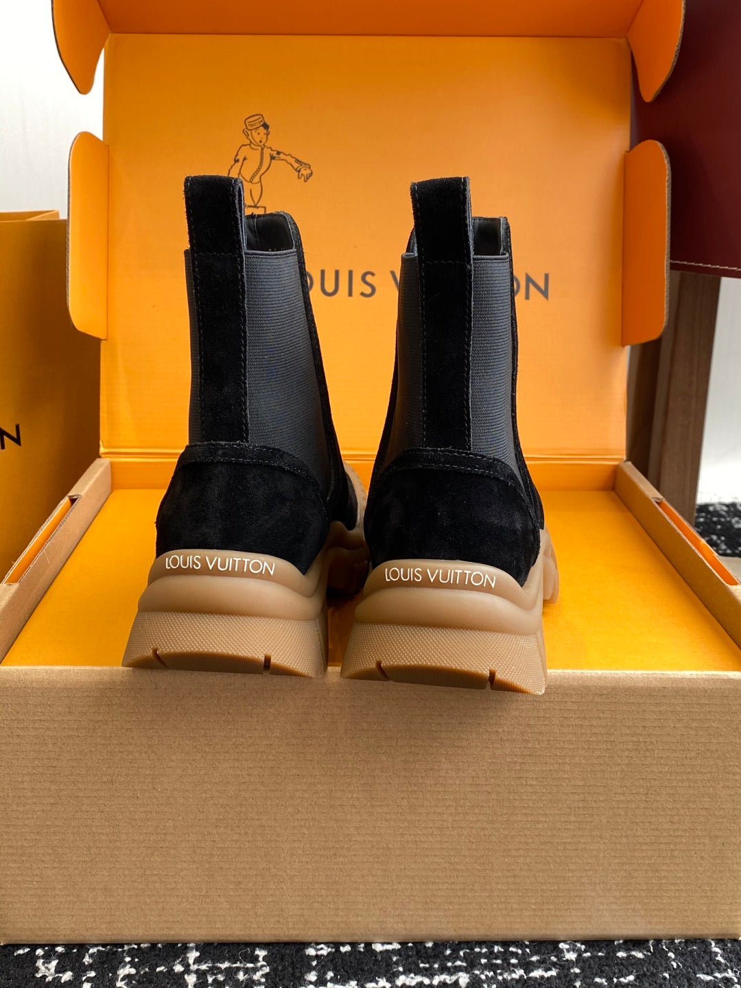 Louis Vuitton Slip-On Ankle Boots