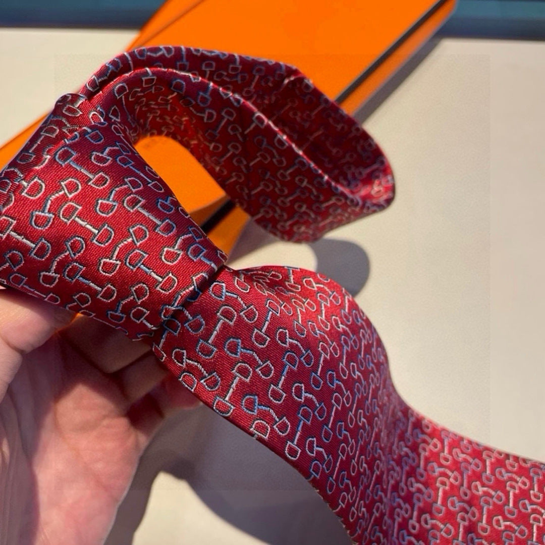 Hermès Men's New Collection Silk Tie