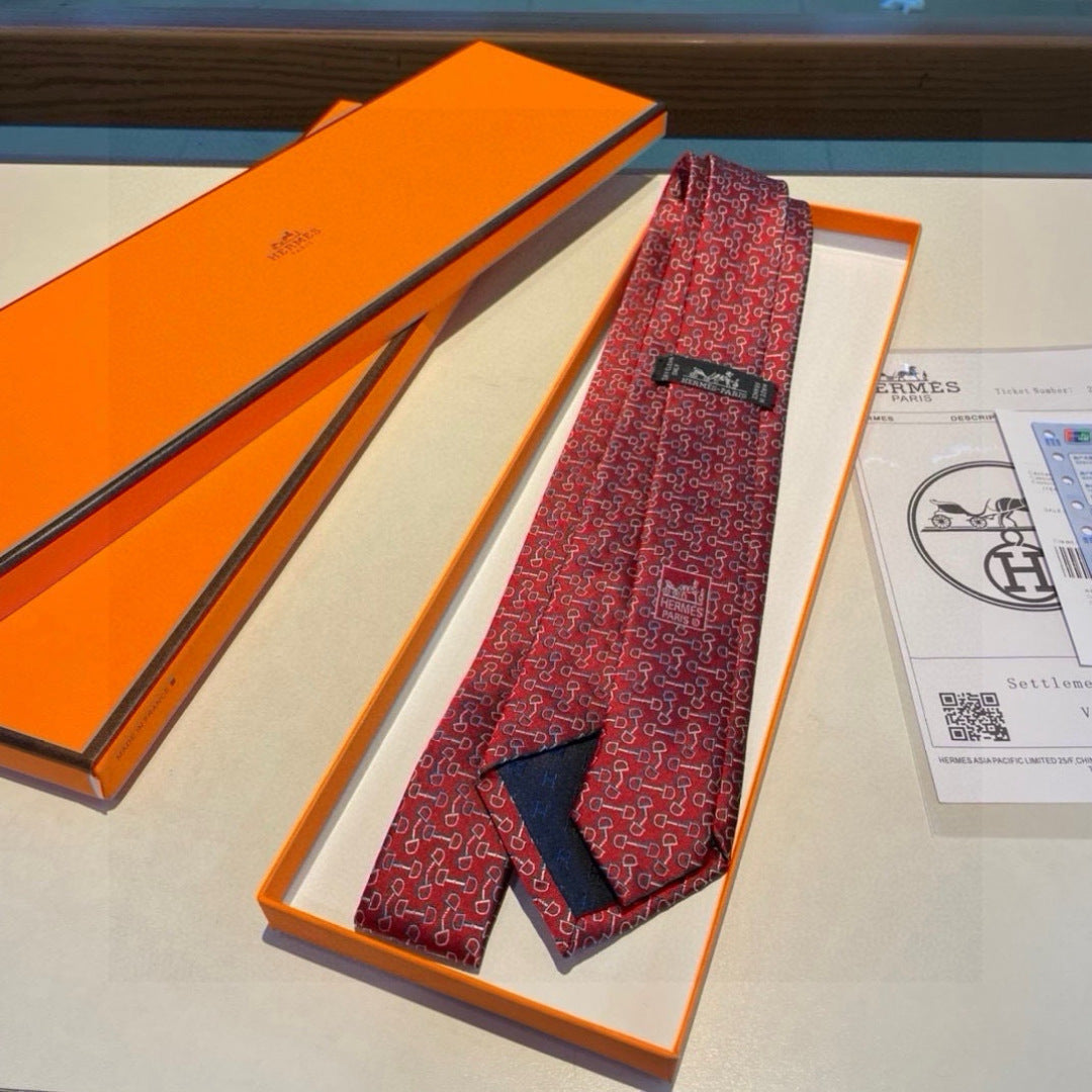 Hermès Men's New Collection Silk Tie