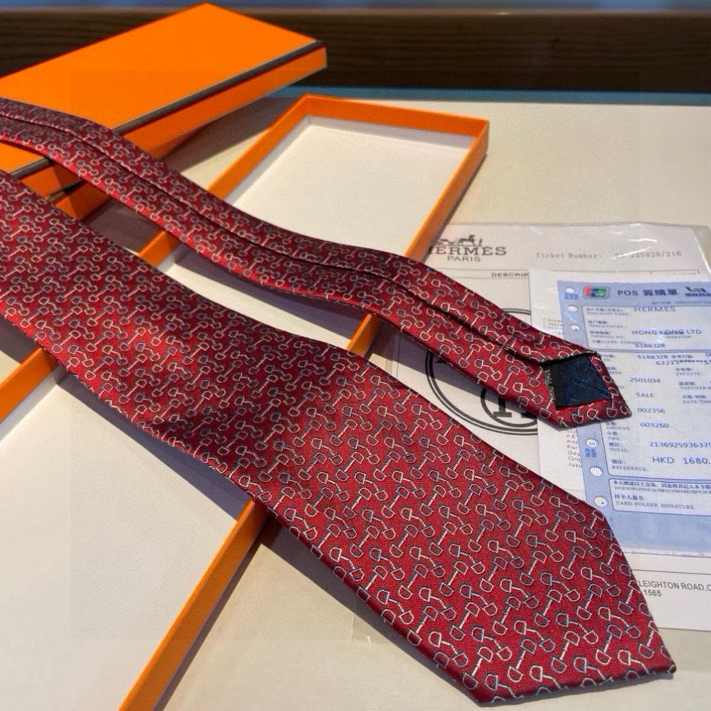 Hermès Men's New Collection Silk Tie