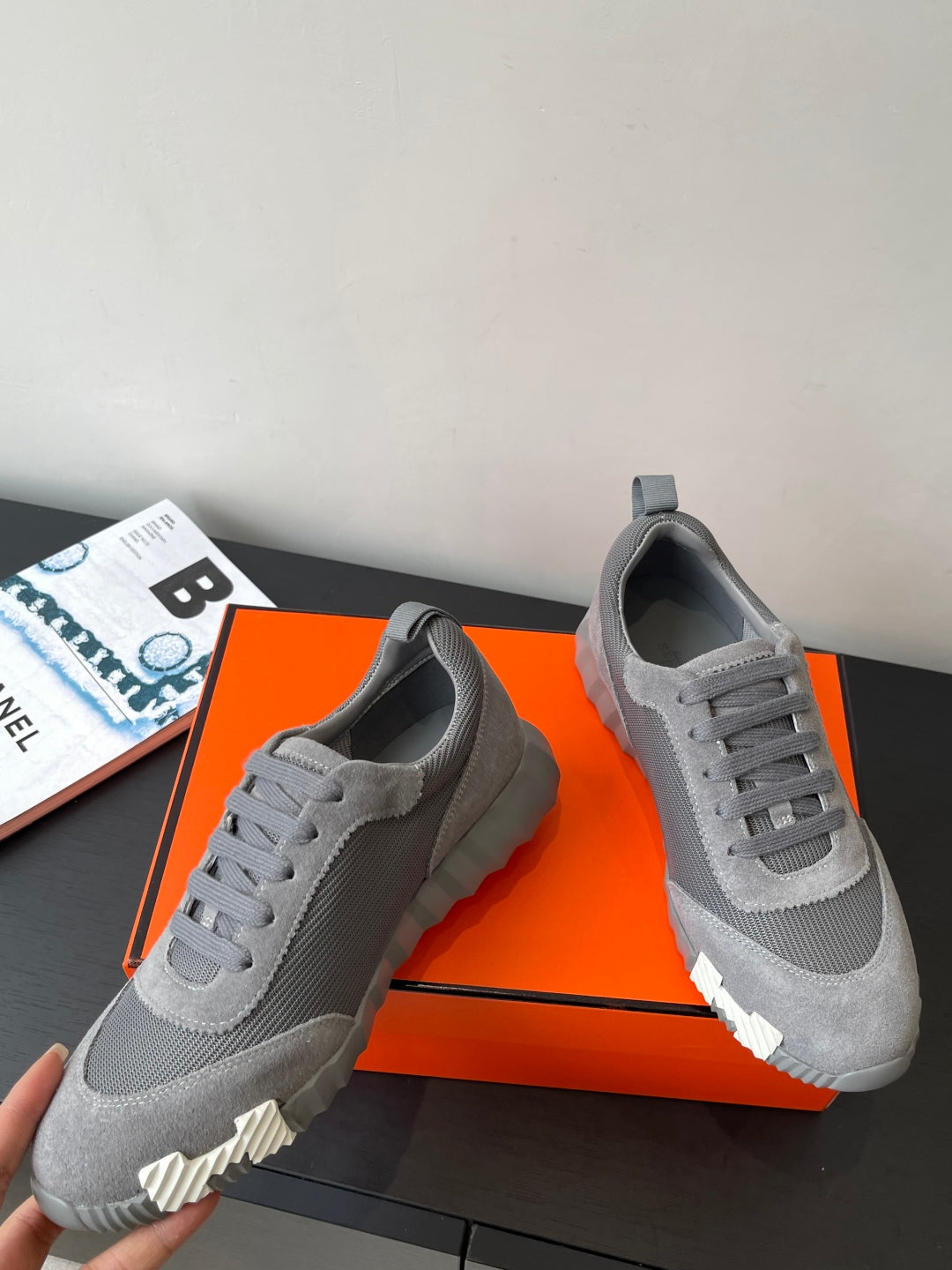Hermès Classic Couple's Casual Sneakers