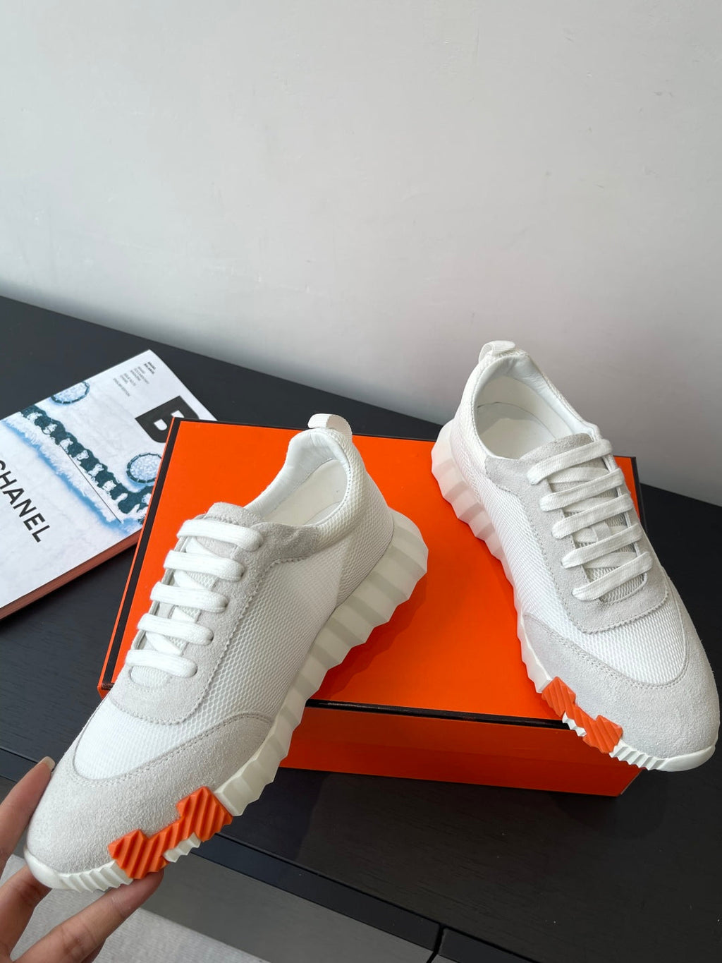 Hermès Classic Couple's Casual Sneakers