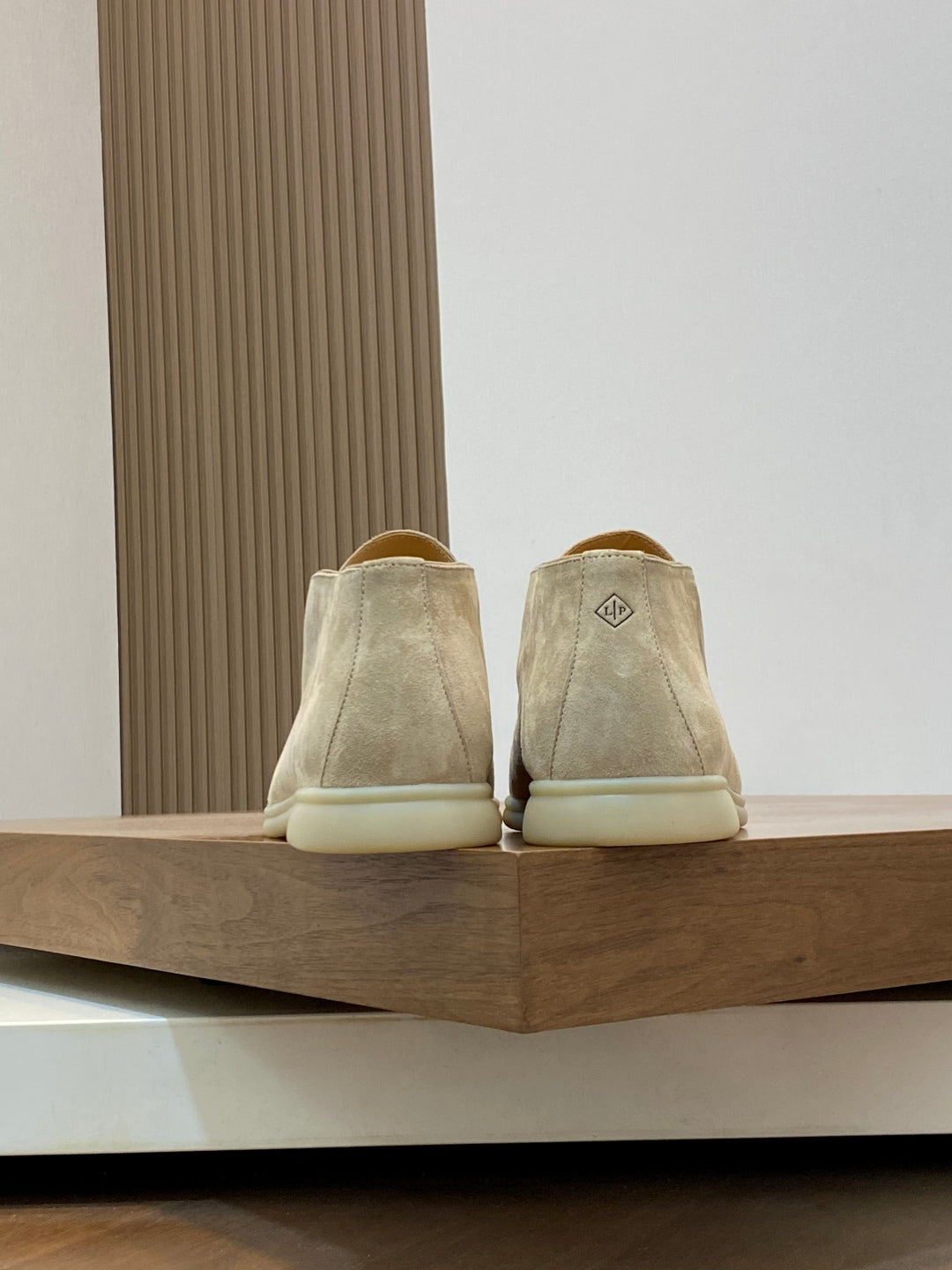 Loro Piana Suede Leather Slip-On Loafers